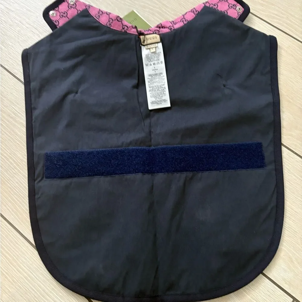 Dog Gucci  GG coatStylish Pink new with box
